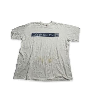 Vintage Nike Dallas cowboys spell out white t shirt